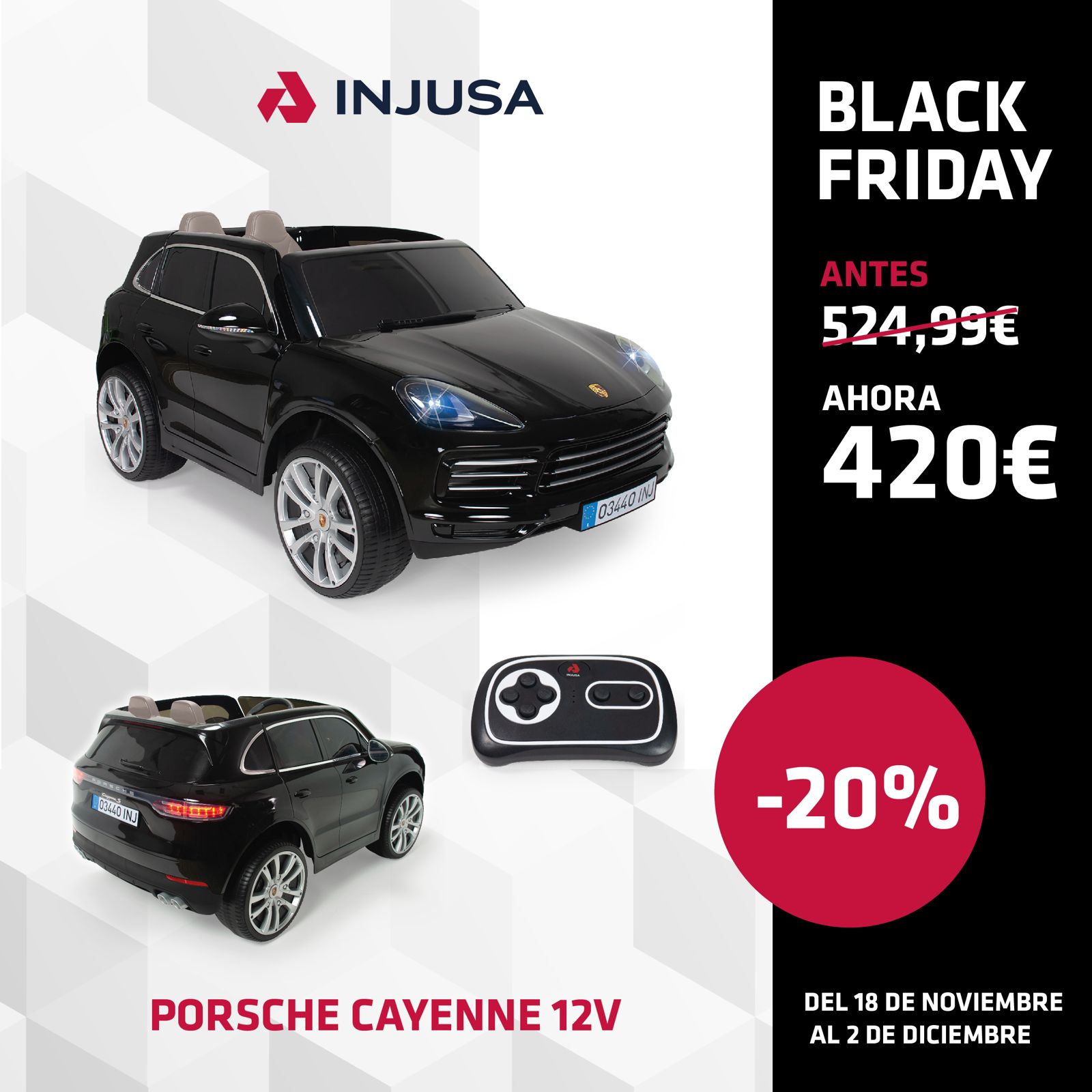 injusa black friday